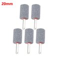 thumbnail image 1 of Lefu 5PCS 6mm Round shank grinding wheel Cylindrical Conical sharpening head tool, 1 of 7
