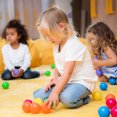 thumbnail image 1 of OUNONA 100pcs Plastic Ocean Balls For Ball Pits Indoor And Lightweight And Beach For Playtime Fun, 1 of 6