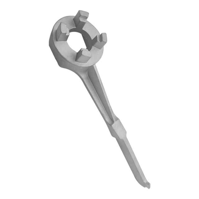 Llave universal para tapa de tambor de aceite de de 2 "/4" 10/15/20/30/55 galones Tapa de apertura de tapón de aluminio para piezas Sunnimix Llave para tapa de bidón de aceite