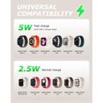 thumbnail image 4 of Cargador para Apple Watch Ynhaw, 2 unidades, 5 W, USB-C, carga rápida, 1,2 m, 4 of 8