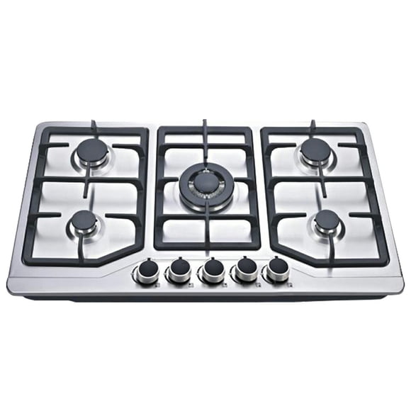 Parrilla Empotrable a Gas Disa Home 5 Quemadores-Central Encendido Electrónico Acero Inoxidable 86 x 50 cm