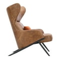 thumbnail image 3 of Moe's Home Collection AMOS LEATHER ACCENT CHAIR, 3 of 5