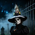 thumbnail image 7 of Fllostpr Halloween 14x15" Adult Prom Dress Up Witch Hat, Light Comfortable Decor for Party Masquerade Stage Performance, 7 of 7