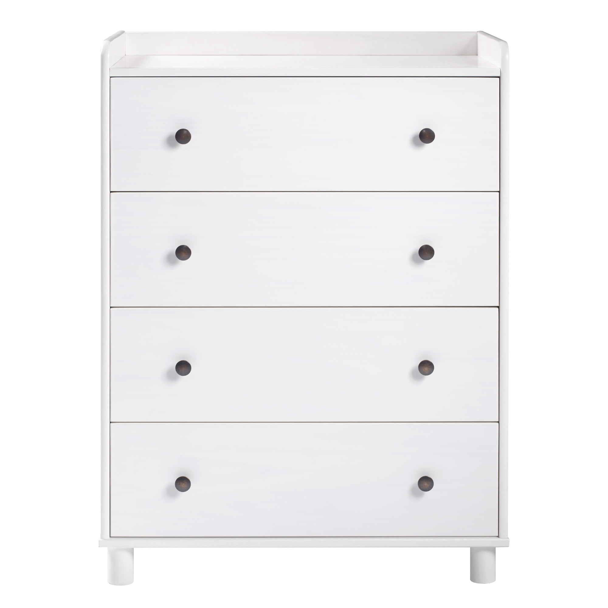 Walker Edison Bonnie Mid Century Modern Tray Top White Dresser