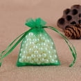 thumbnail image 3 of Bolsas de regalo de organza, 100 unidades, medianas, 10 x 15 cm, con cordón, para joyas, regalos de boda y dulces., 3 of 3