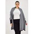 thumbnail image 1 of Chal de punto Roman Fashion /Tallas Extras, 3030 (Blanco /Negro) negro UNITALLA, 1 of 7