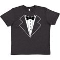 thumbnail image 3 of Inktastic Tuxedo with Bow Tie Youth T-Shirt, 3 of 5
