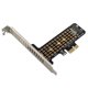 thumbnail image 2 of Tarjeta Adaptadora Tarjeta convertidora M.2 NVME a PCIe4.0 X1 para M Key M.2 NVME SSD 2230/2242/2260/2280 Tmvgtek Para estrenar, 2 of 8