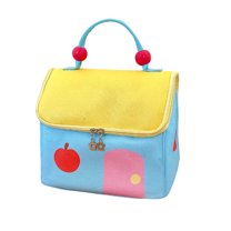 xaoyunyn Quilted House Style Makeup Bag for Women Soft Fabric,Large Capacity,Versatile Travel Organizer for Cosmetics and Toiletries,Gift