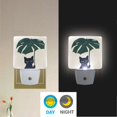 thumbnail image 2 of Yayeee LED Plug in Night Light for The Home with Auto Dusk to Dawn Light Sensors, 2 Pack, Black Cat Plants, 2 of 6