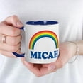 thumbnail image 3 of CafePress - MICAH (Rainbow) Mug - 11 oz Ceramic Mug - Novelty Coffee Tea Cup, 3 of 3