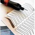 thumbnail image 2 of Microblading Supplies Inkless Double Sided Practice Skin For Eyebrow Tattoos: Permanent Makeup Silicone Skins To Practice Brow Micro-Blading And Needling, Fake Skin Sheets (12 Bl, 2 of 6