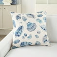 thumbnail image 4 of Nourison Low Tide 20" x 20" Blue Indoor/Outdoor Washable Throw Pillow, 4 of 5
