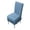 Blue, variant on Ruffled Dining Seat Slipcover with Integrated Cushion and Backrest, 1 Piece Elegant Coral Sea Pattern Skirted Chair Protector for Home Kitchen Decor