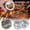 Magnetic Spice Jars Under $5 a2, variant on RRJ 2Pcs Magnetic Spice Jars, 6-Piece Stainless Steel Spice Rack with Clear Lids, Magnetic Spice Containers for Kitchen Counter Refrigerator, Spice Storage Tins Seasoning Shakers Condiment Jars