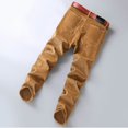 thumbnail image 4 of Zylarhe Casual Pants for Men Mens Stretch Corduroy Mens Corduroy Mens Regular Casual Pants Straight Leg Pant Pant Business Casual Trousers for Men, 4 of 4