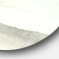 thumbnail image 2 of Designart 'minimal geometric Zen I' Geometric Metal Circle Wall Art, 2 of 3