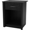 Mainstays Transitional Nightstand, Black Ebony Ash - image 3 of 5