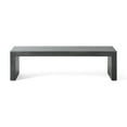 thumbnail image 5 of GDF Studio Alveton Rustic Acacia Wood Dining Bench, Black, 5 of 8