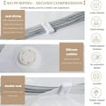 thumbnail image 4 of Vacuum Storage Solutions, Ideal For Travel Compression, Space Saver Bags For Dustproof Protection In Home And On-The-Go, 4PCS, 4 of 5