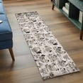 thumbnail image 4 of Vintage Rooster Farmhouse 2'x6' Runner Rug, Grey Wooden Farm Animals Striped Washable Non-Slip Area Rugs for Hallway Kitchen Floor Bedroom Entryway, Laundry Carpet Decoration Indoor Mat, 4 of 9