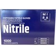thumbnail image 1 of Mira Pak Blue Nitrile Disposable Gloves 4 Mil Food-Safe, Latex & Powder Free, Textured Fingertips Gloves, 1 of 8
