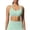 X192-Green, variant on Neewe Women's Seamless Sports Bra Knitted Yoga Suit Gathering Breathable Workout Gym Tank Top for Women-Light Blue XL
