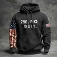 thumbnail image 2 of 250 Anniversary Usa Hoodies for Men American Hooded Sweatshirt 250th Anniversary Long Sleeve Shirts Fashion Pullover, 2 of 3