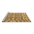 thumbnail image 2 of Ahgly Company Machine Washable Indoor Rectangle Abstract Brown Modern Area Rugs, 5' x 7', 2 of 4