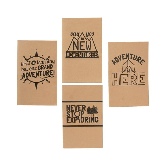 Fun Express 5" x 8" 40 pg. Enchanted Adventure Paper Journals - 12 Pieces