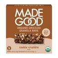 thumbnail image 4 of (4 pack) MadeGood Chocolate Drizzled Cookie Crumble Granola Bars, 5 Healthy Snack Bars, 0.85 oz Each, 4 of 13