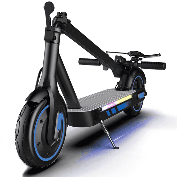 Electric Scooter for Adults Foldable,Fast Speed 25mph and Max Range 30miles 10" Air Tires E Scooter for Teens with Lights and APP Control,600W
