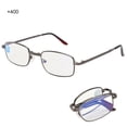 thumbnail image 4 of Gafas De Lectura Con Bloqueo De Luz Azul, Antifatiga, Plegables, Para Presbicia, Para Hombres Y Mujeres+400 Marco Negro, 4 of 7