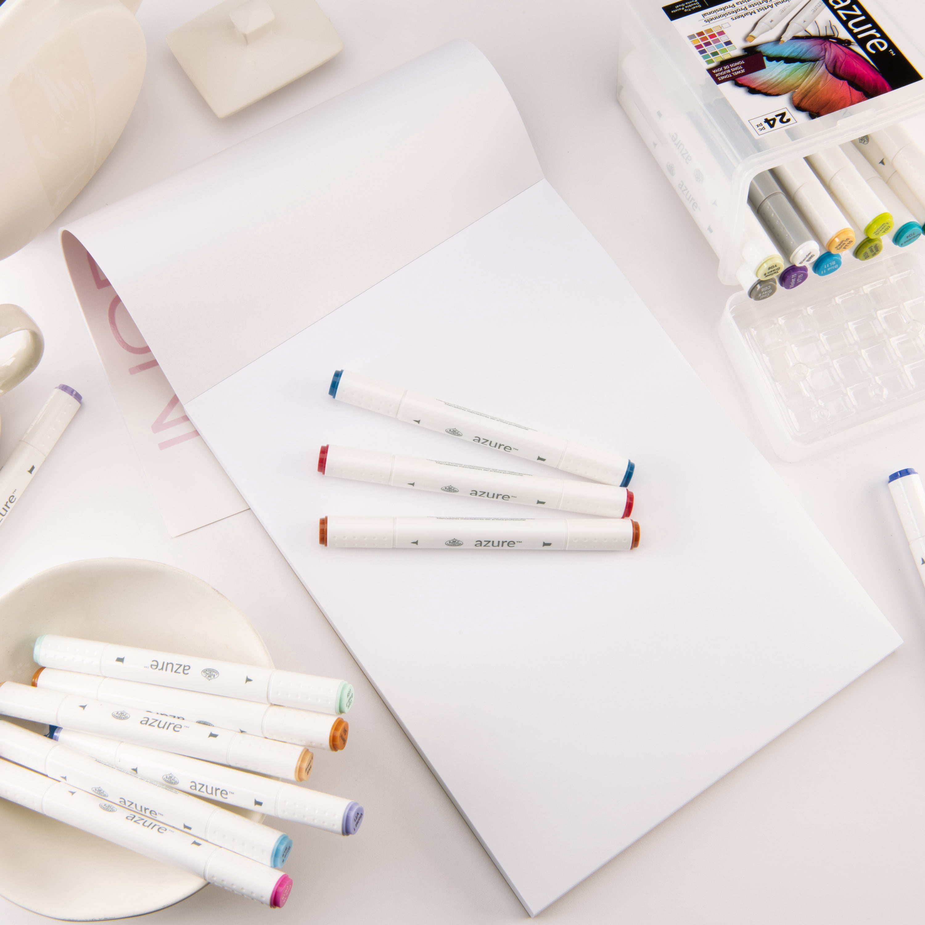 Bee Paper - Bee Inspired 9"x12" Studio Marker Paper Pad, 120 Sheets,  Top Tape, 24lb. 90GSM