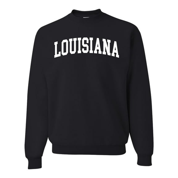 Wild Bobby State of Louisiana College Style Unisex Crewneck Sweatshirt