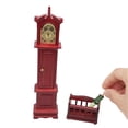 thumbnail image 4 of Jugar Reloj Juguete 1:12 Vivir Miniatura de madera Pretend Room Dollhouse Muebles simulación juguete para el hogar, 4 of 8