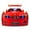 Red, variant on GT1 Twin Race Car Bed with LED Lights & Sounds, Kids' Bedroom Furniture, Car Themed Bed for Boys Room