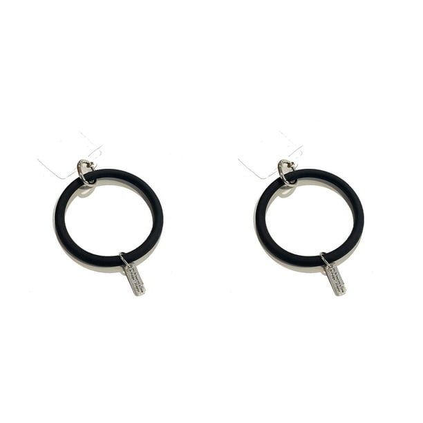 Cadena para teléfono inteligente Moyic Anillo antipérdida Negro 2Conjunto