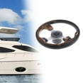 thumbnail image 6 of Marine Boat 13.6'' 320mm Steering Wheel W/ 3/4'' Tapered Key Adapter 3 spoke, 6 of 9