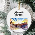 thumbnail image 2 of Amman Jordan Christmas Ornament, Collection of City Travel Souvenirs for Family and Friends, Christmas Tree Ornament City Travel, Trips of The Year, Christmas Ornament 2025, 2 of 5