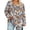 Brown-16, variant on Nugftut Plus Size Tops for Women Long Sleeve Floral Graphic V Neck Blouses Casual Loose Fit Shirts