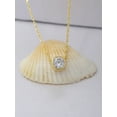 thumbnail image 3 of 2Ct Round Lab Created Bezel Diamond Solitaire 14K Yellow Gold Plated Pendant, 3 of 4