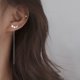 thumbnail image 1 of Pendientes de plata de ley con agujeros para las orejas y temperamento femenino, aretes pequeños y largos, aretes con diseño de temperamento de hada en plata de ley, 1 of 6