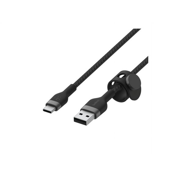 Belkin BoostCharge PRO Flex - USB cable - USB (M) to 24 pin USB-C (M) - 3.3 ft - black