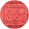 thumbnail image 1 of Ahgly Company Indoor Round Southwestern Red Country Area Rugs, 5' Round, 1 of 4