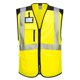 thumbnail image 1 of Portwest - Chaleco de Alta Visibilidad PW3 para Hombre (Amarillo, Negro), 1 of 2