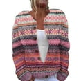 thumbnail image 2 of Pyhlmscde Women's Cute Open Front Button Down Long Sleeve Cardigan Sweater, Cardigan Sweaters for Women, Womens Winter Clothes, Womens Cardigan Sweaters, 2 of 4