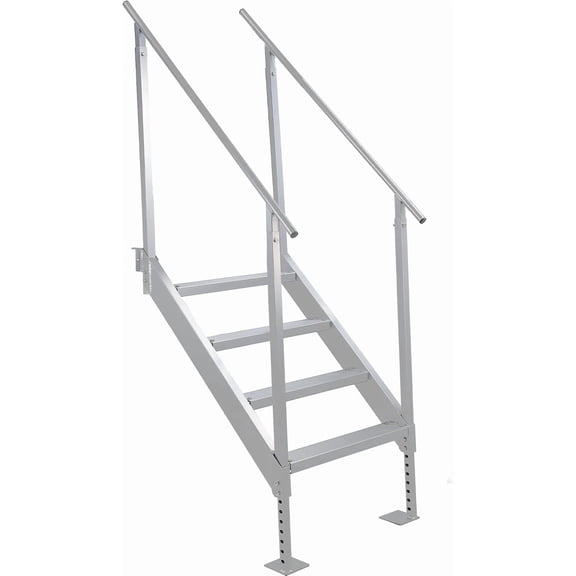 Dock Ladder,Boat Ladder -350/500lbs Weighing Apacity Aluminum Swimming Ladder,Nonslip Design for Lakes Sea Boarding Swimming Pools