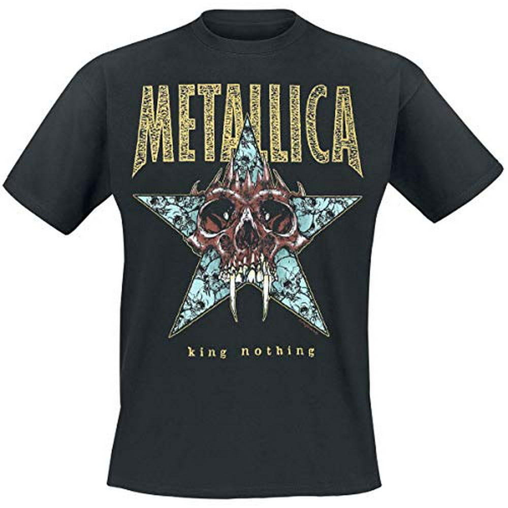 Metallica Metallica T Shirt King Nothing Band Logo Official Mens Black Size XXL