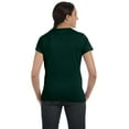 thumbnail image 3 of Hanes Ladies' 4.5 oz., 100% Ringspun Cotton nano-T T-Shirt - SL04, 3 of 4